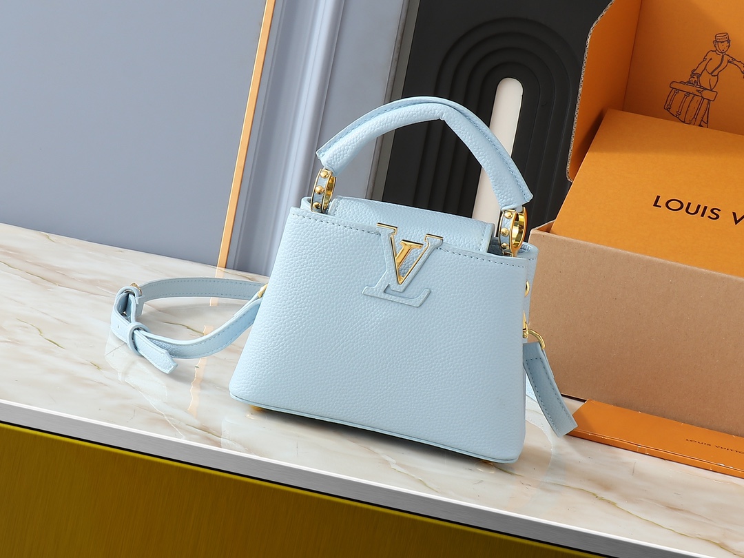 LV Classic Handbag Monogram Canvas Adjustable Strap Evening Party